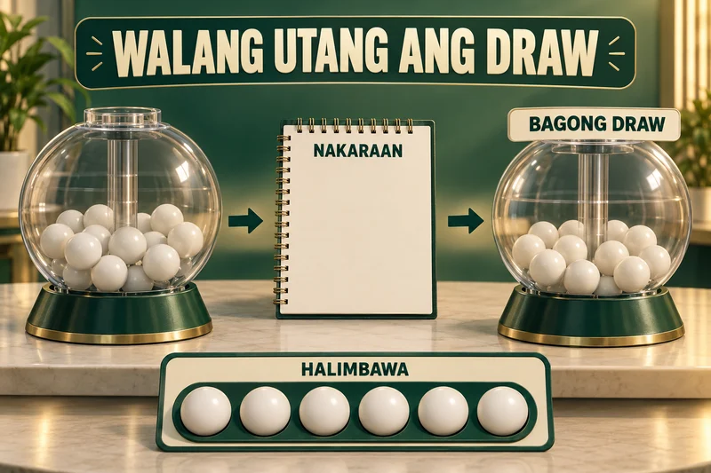 Explanatory illustration: Independent draw fallacy. Sample labels, not actual results.